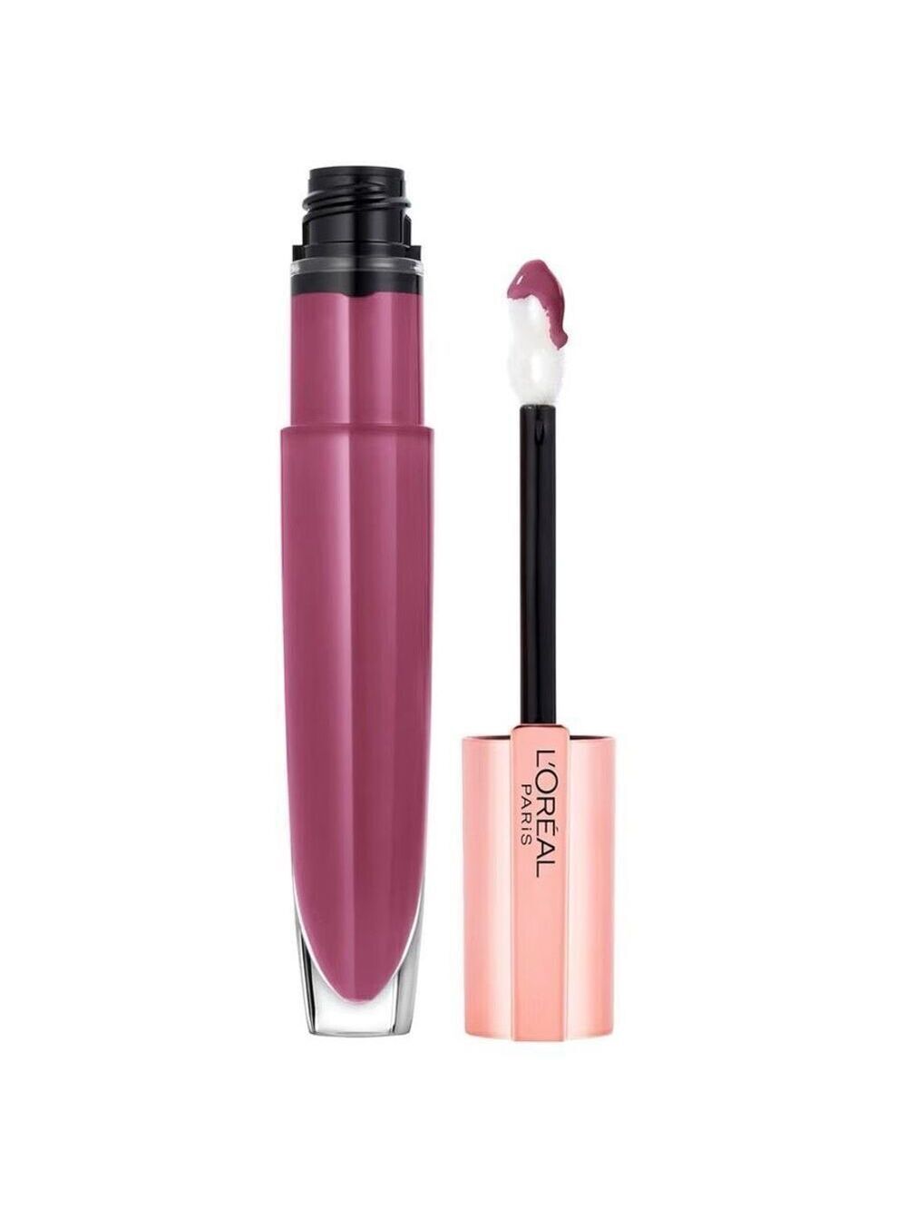NWT L'Oreal Paris 100 Mademoiselle Mauve Glow Paradise Hydrating Lip Balm Gloss